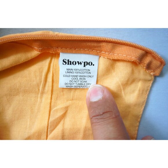 Showpo. Sherbet Astarte Puff Sleeve Crop Top - Size 6, NWT - Picture 6 of 11